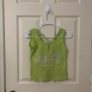 Girls' Lime Green Tank Top